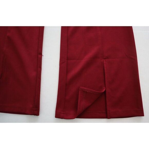 4SI3NNA BDSK4866 Women Sz S Burgundy Sheena High Rise Pants w/Cutouts/Slits $88 - Picture 4 of 11